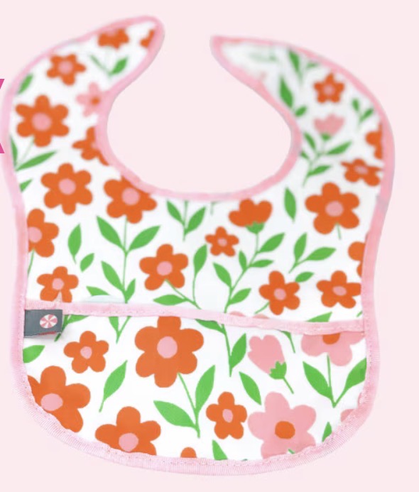 Mint Glossy Bib