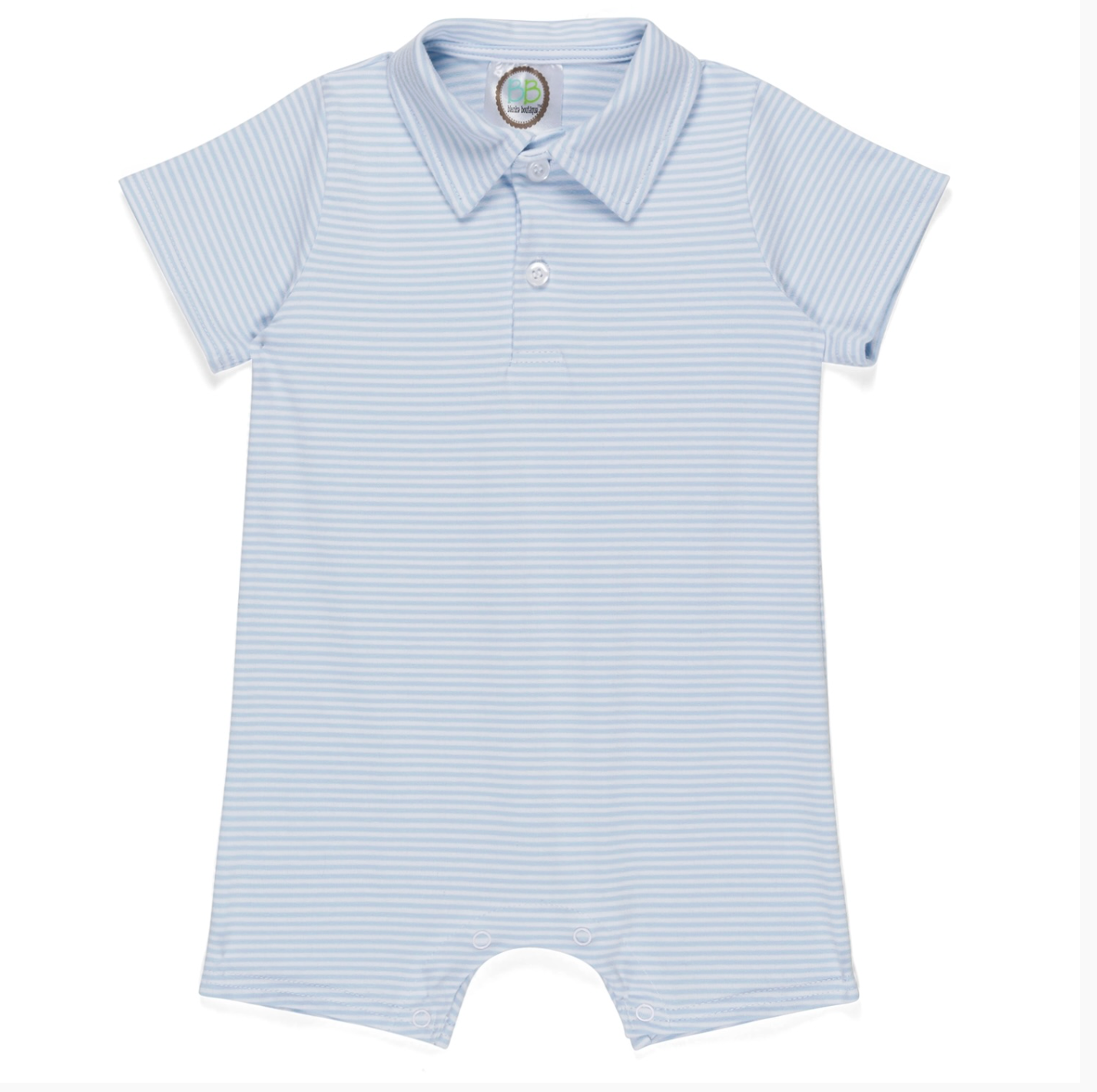 Short Sleeve Polo Romper
