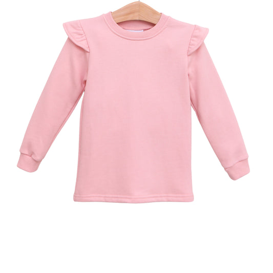 French Terry Flutter Pullover