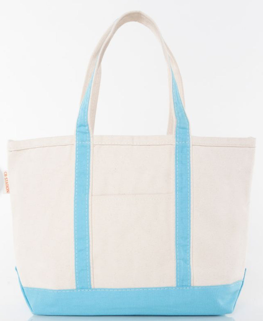 CB Station Large Canvas Tote Bag