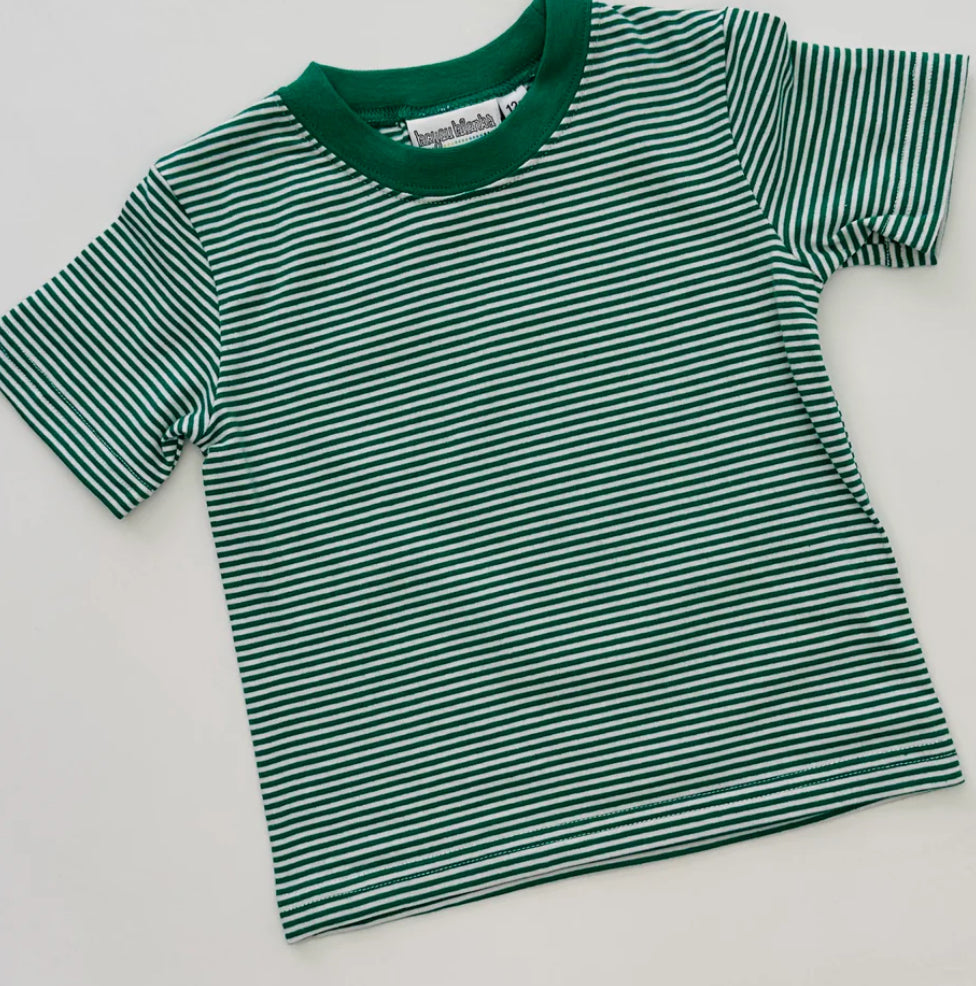 Knit Stripe Short Sleeve Shirt