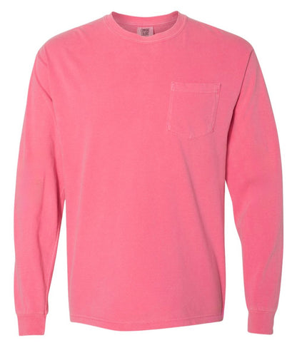Comfort Colors Unisex Long Sleeve Pocket Tee