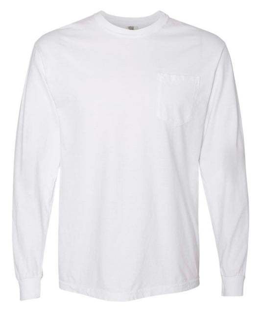 Comfort Colors Unisex Long Sleeve Pocket Tee
