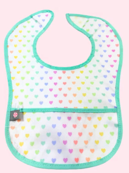 Mint Glossy Bib