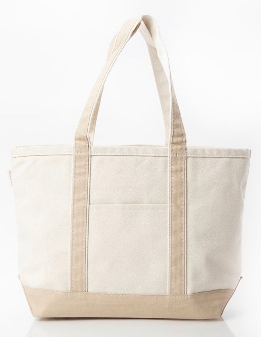 CB Station Large Canvas Tote Bag