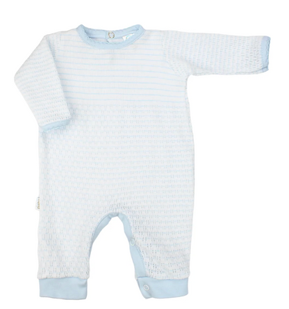 Paty Knit Pinstripe Romper