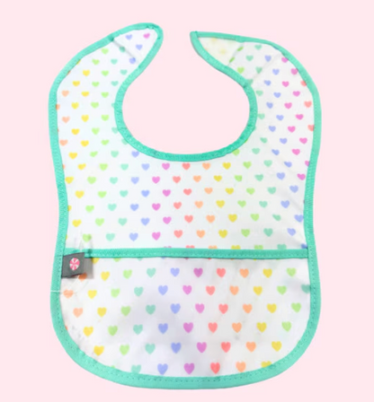 Mint Glossy Bib