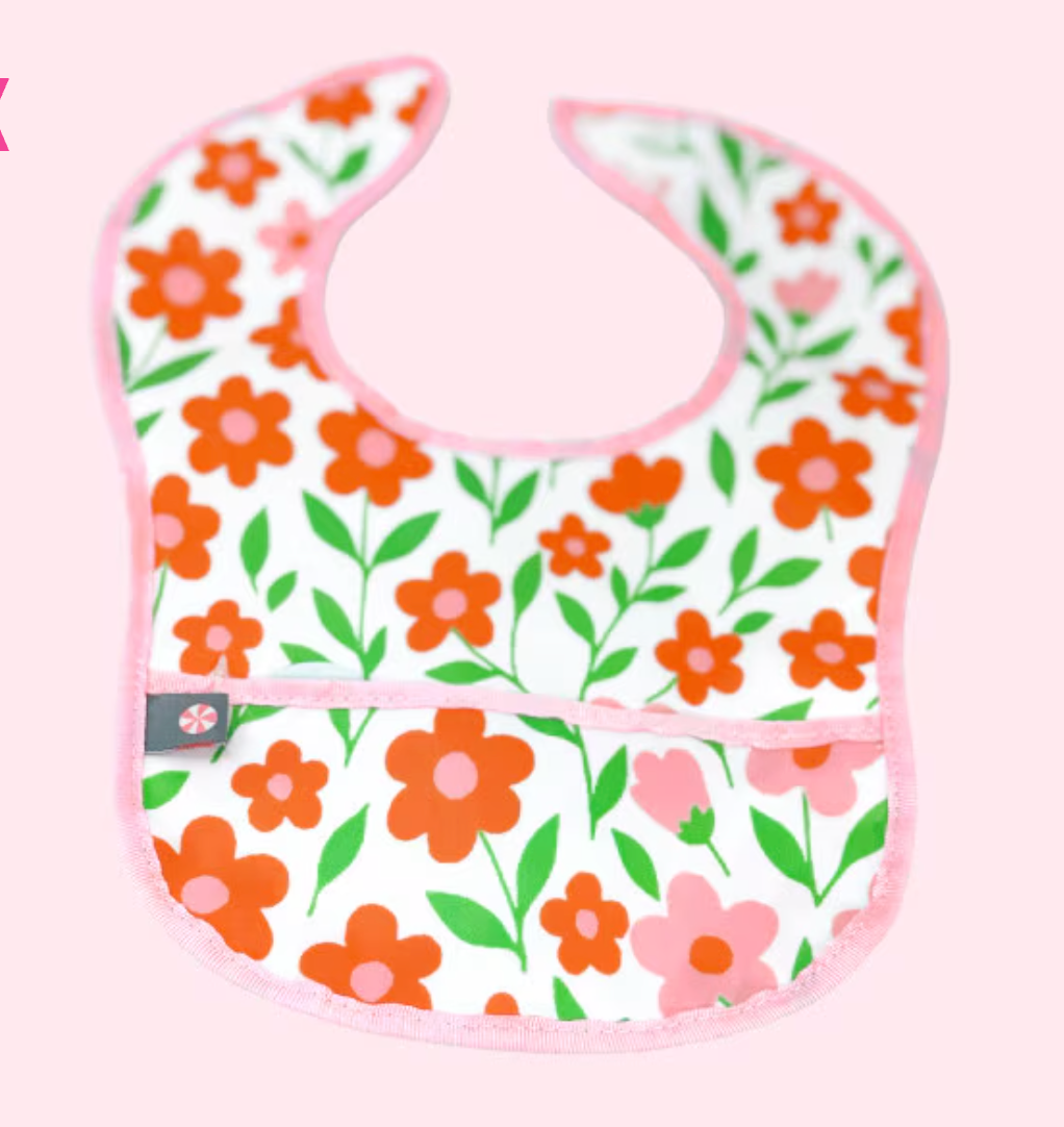 Mint Glossy Bib