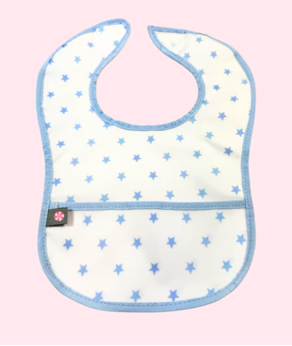 Mint Glossy Bib