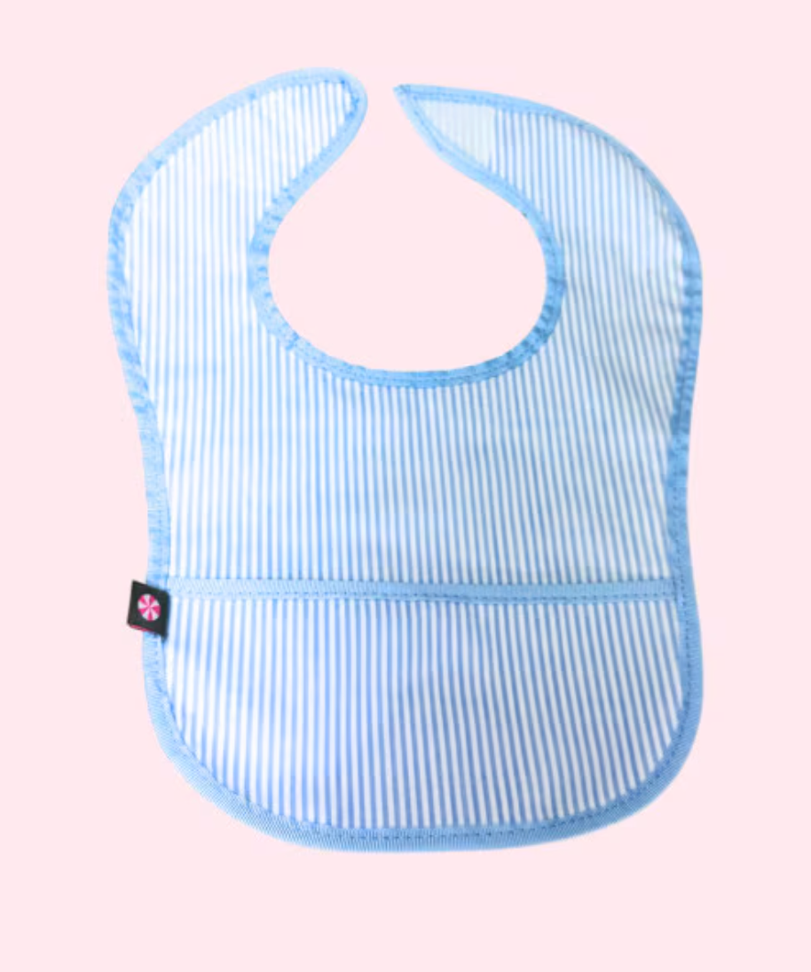 Mint Glossy Bib